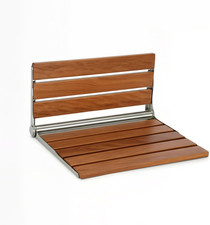20" Premium Folding Shower Seat Wall Mounted - Heavy Duty 400Lb Capacity, Durabl