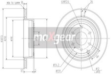 2 dischi freno nuovi per NISSAN:ARMADA III SUV,PATHFINDER III 43206-EB300