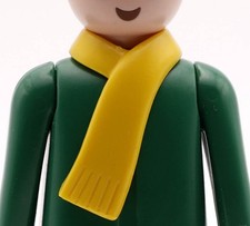 PLAYMOBIL YELLOW SCARF WINTER COLD SNOW CITY LIFE