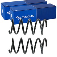 2X Sachs Fahrwerksfedern Hinten Passend FÜR Abarth 500 Fiat 500 Links+Rechts
