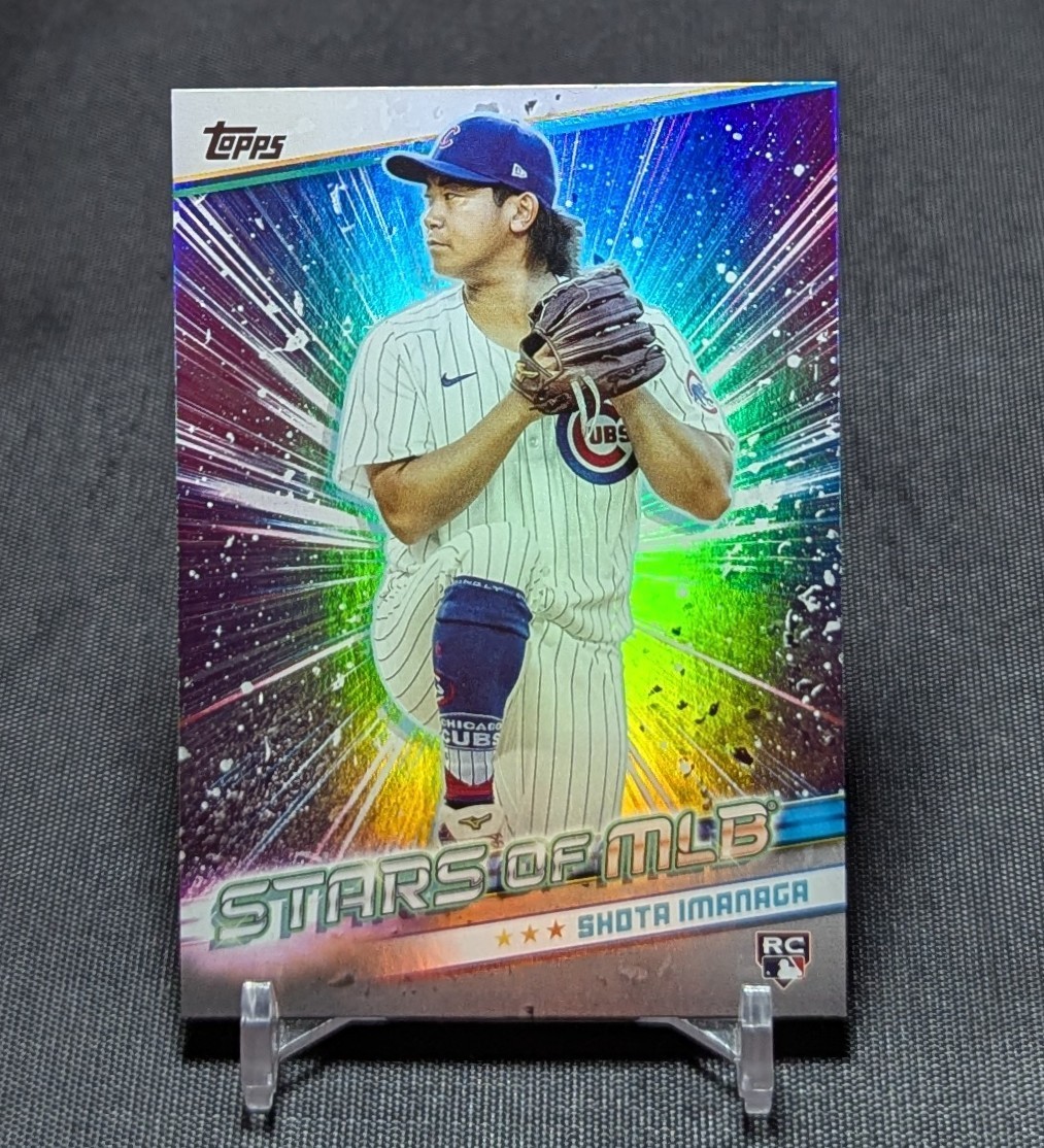 Shota Imanaga Stars Of MLB Rookie RC 2024 Topps Update Series Card #SMLB-81 Cubs