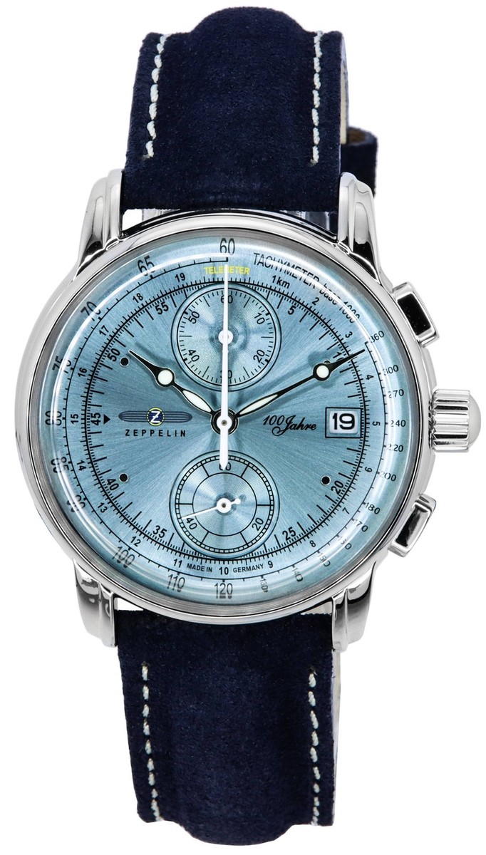 エジソンさん専用 Zeppelin 8670-4 100 Jahre Quartz Chronograph Watch for sale online