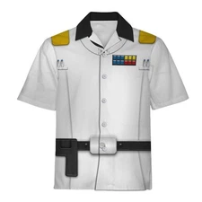 Stwa Grand Admiral Thrawn Cosplay Costume   Hawaiian Shirt SWHS63