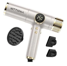 Hittiona Ionic Hair Dryer Diffuser 2000W Professional Dual Voltage Infrared NEW