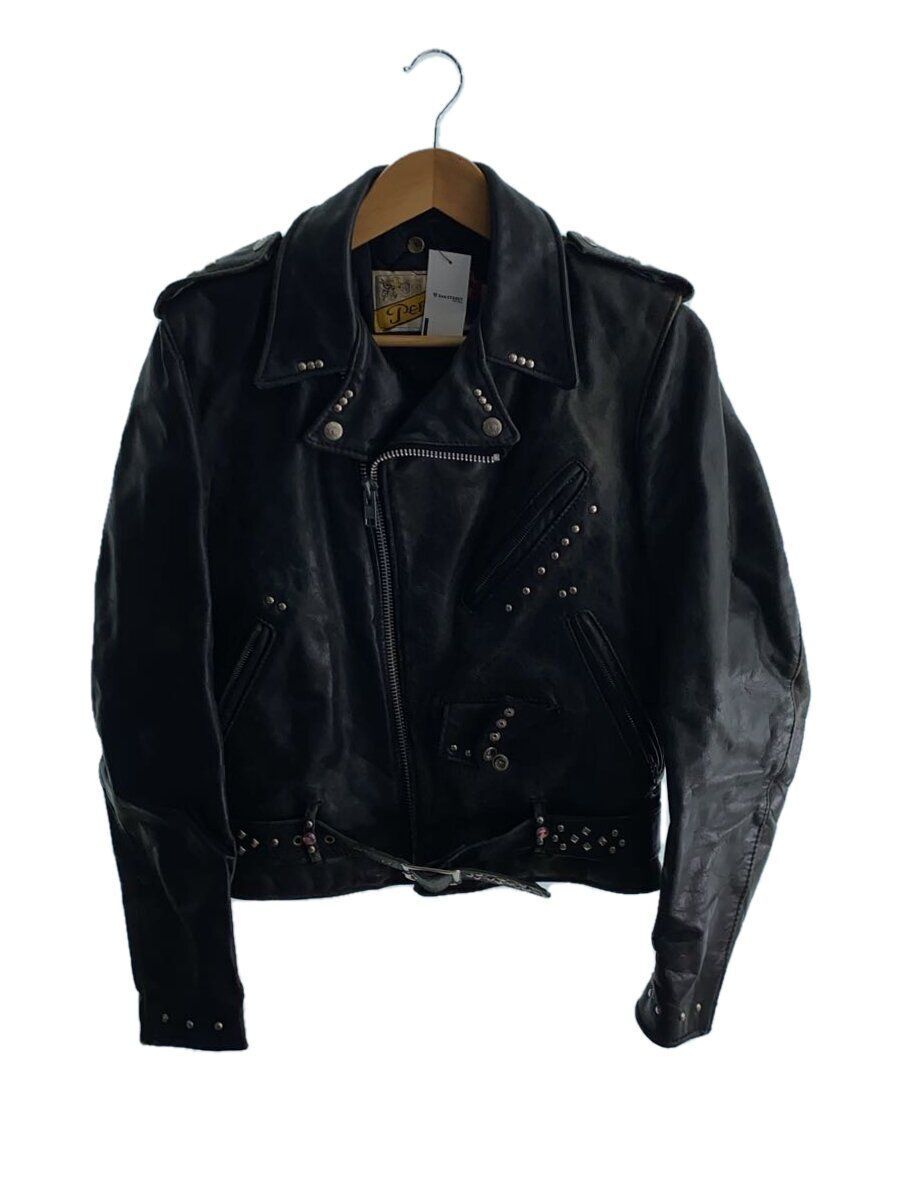 Schott Double Riders Black Leather Biker Jacket Size … - Gem