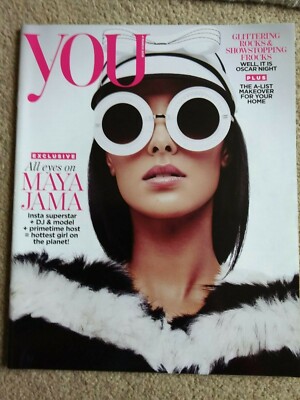 You mag :  Maya Jama, Amanda Redman,  March 2018.   H