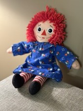 Vintage 1987 12 in RAGGEDY ANN 1996 JOHNNY GRUELLE DRESS