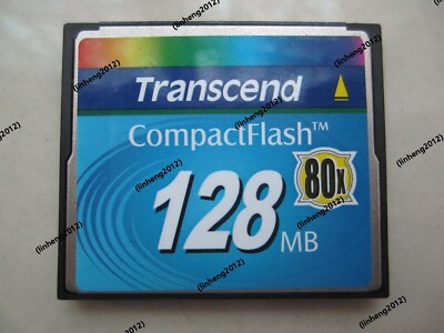 Transcend 128mb  80X Compact Flash CF Memory Card