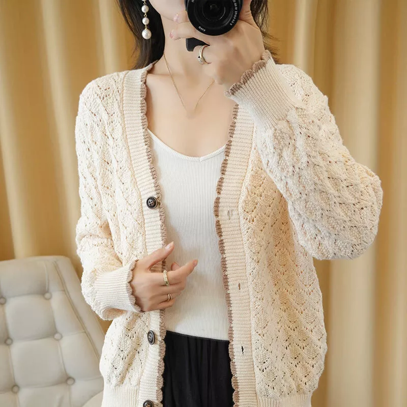 Summer outlet sweater jacket