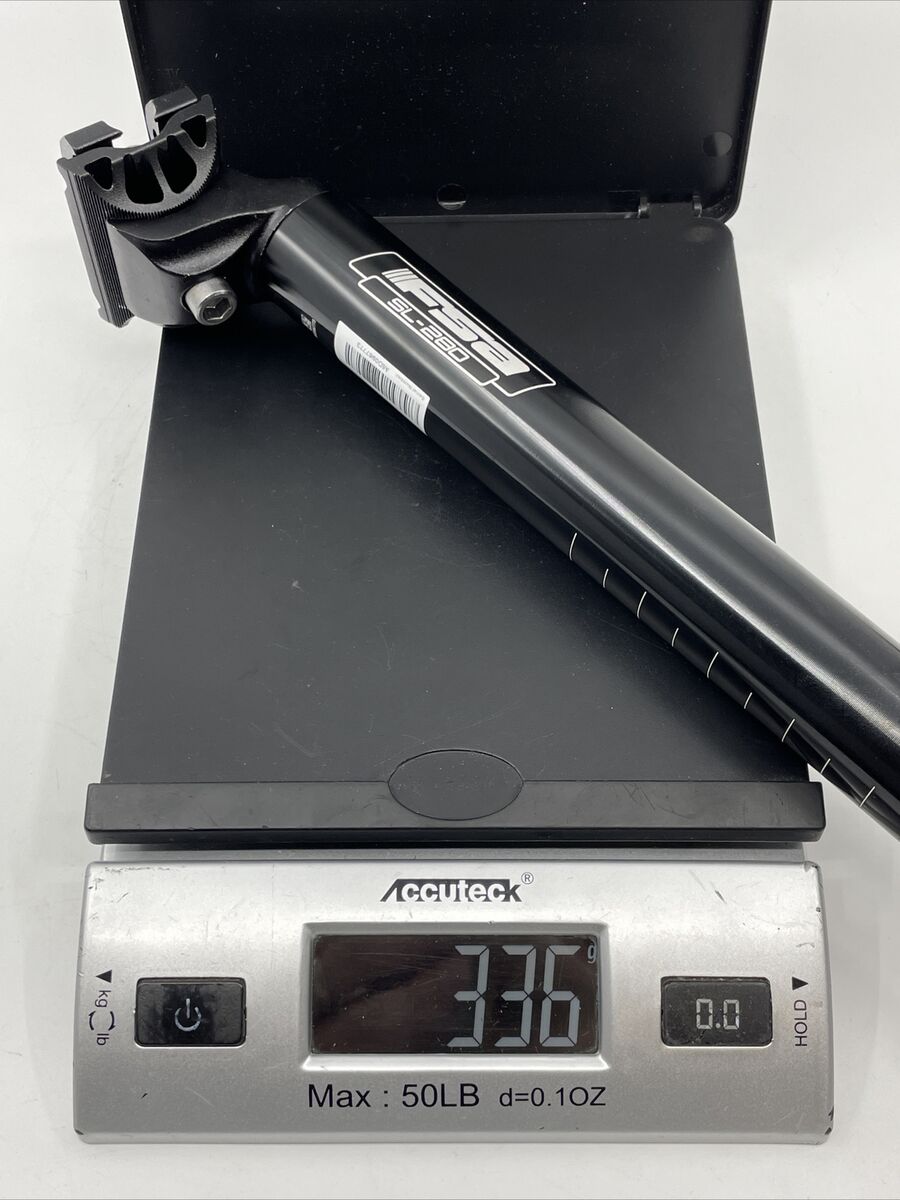 Full Speed Ahead FSA SL-280 20mm Setback Black Seatpost 30.9