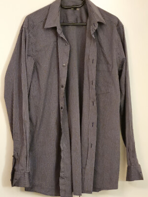 Pierre Cardin Herrenhemd grau-schwarz L 42