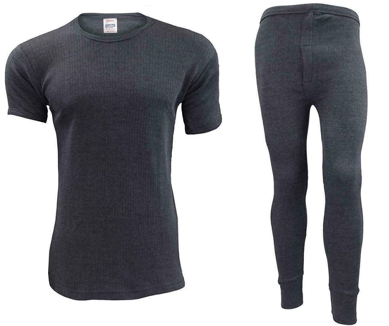 Mens Thermal Long Johns Full Set Top Bottom Baselayer Underwear Half Full Sleeve eBay