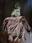 Men's XL Scarecrow Mask and Shirt Prop Costume Spirit Halloween