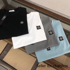 Classic Stone Men's T-shirt Crew Neck Outdoor Leisure Tee Size: M-2XL