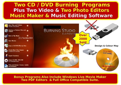 CD DVD Burning Burner Software Win 7 to 11 Copy Backup Ripping Ripper USB DVD - 第 1/5 張圖片