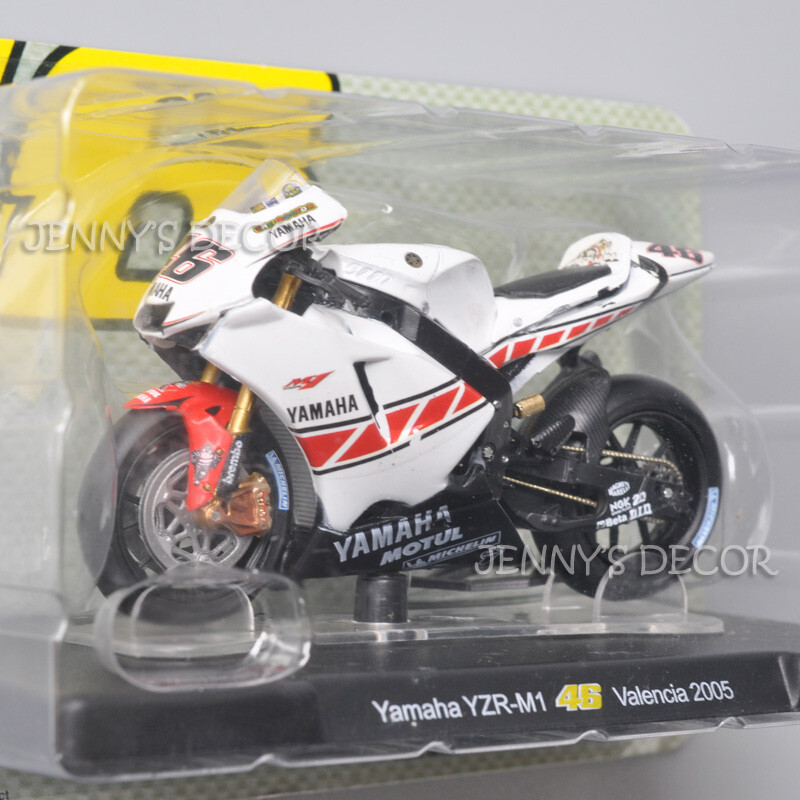 1:18 Scale Diecast Motorcycle Model Toy Yamaha YZR-M1 Miniature