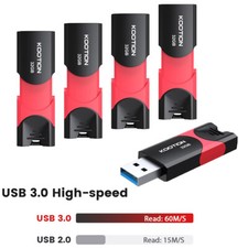 32GB USB Flash Drive 3.0 Memory Stick External Storage Pen Drive 5Pack