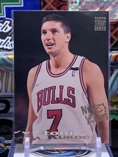 1993 Stadium Club New Wave RC #275 Toni Kukoc Chicago Bulls Basketball Card DM4G
