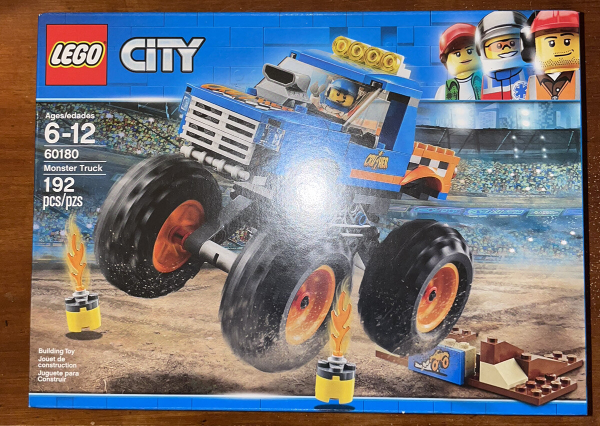 2018 LEGO CITY 60180 Monster Truck NIB 192 Pcs Ages 6-12 Ready To Ship!!