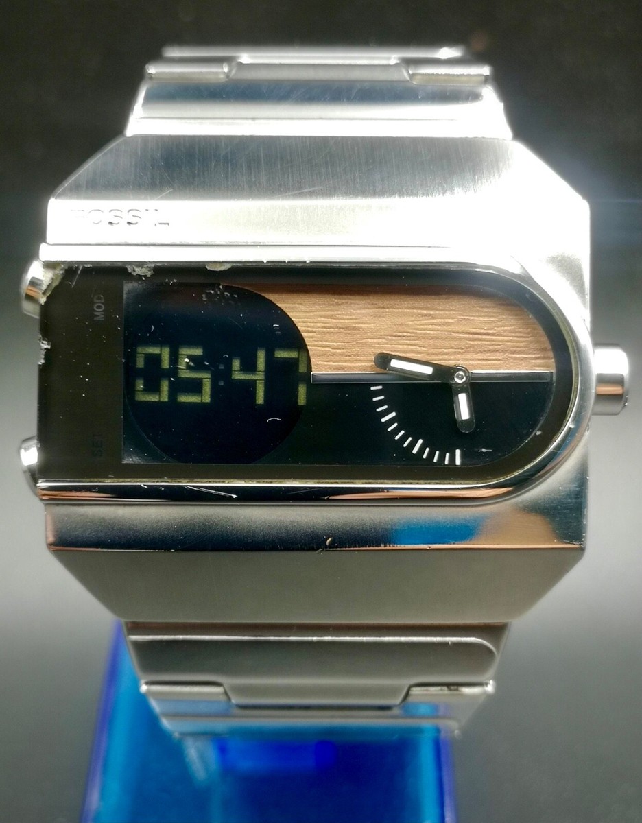 Vintage FOSSIL JR-9306 Digital/Analog Men's quartz watch. | eBay