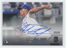 2022 Topps Stadium Club Autograph Angel Zerpa RC Auto Kansas City Royals