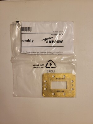 #ad 55001 137 PRESSURE WINDOW ASSEMBLY COMMSCOPE ANDREW SOLUTIONS 10035570 WR137 R70 $90.00