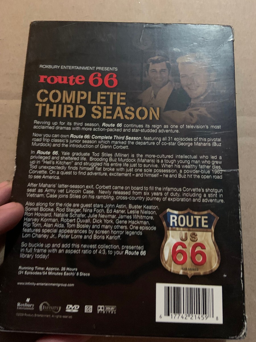 (未使用･未開封品)Route 66: Season Three - Complete Season [DVD] Route 66: Complete Third Season (DVD, 2010, 8-Disc Set