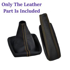 New Synthetic Leather Gear Shift Parking Brake Boot For 1991-2005 Bmw E36 E46 New Synthetic Leather Gear Shift Parking Brake Boot For 1991-2005 Bmw E36 E46