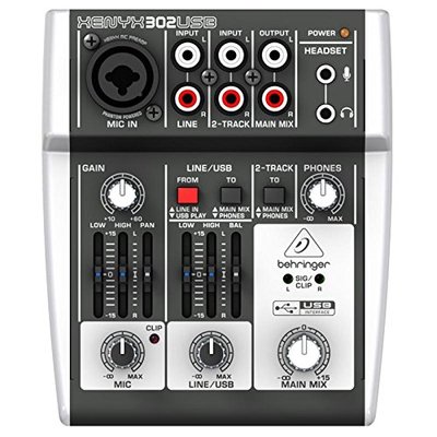 New BEHRINGER XENYX 302USB 5-Input mixer USB/Audio Interface Japan