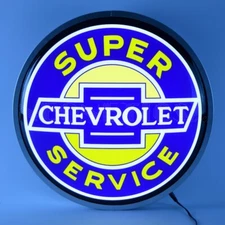 Neonetics Super Chevrolet Service 15" Backlit Led Lighted Sign 7CHEVS