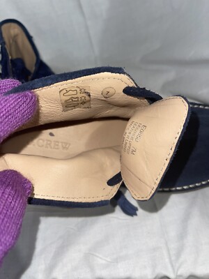 NWOB J Crew Mens McAlister Chuka navy suede fringe E0850 7M  display picture 3