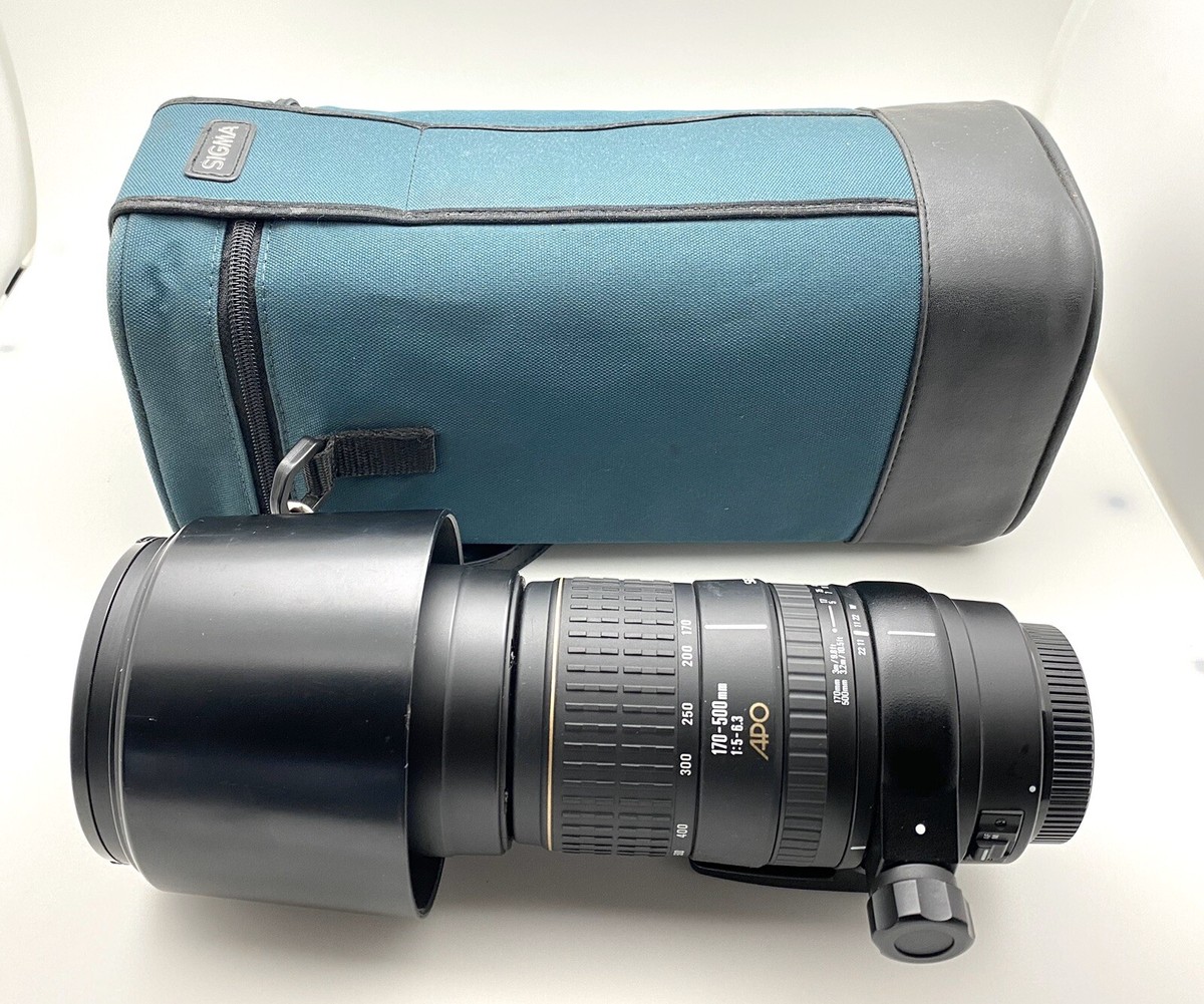 SIGMA 170-500mm 1:5-6.3 APO AF LENS Sigma SA-7 MOUNT W/ CASE