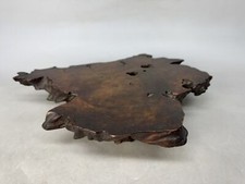 Y8986 FLOWER STAND wooden legs Tamamoku natural wood Japan antique ikebana decor