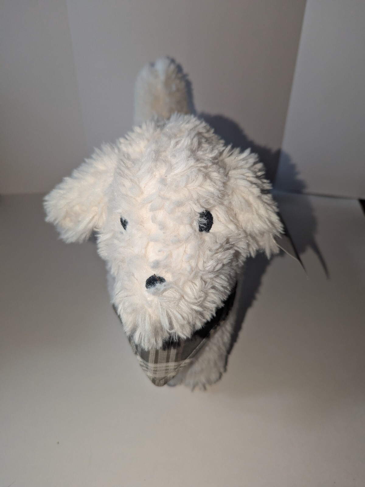 My Texas House 12x17 Bonnie Bandana Dog Faux Fur Decorative Pillow