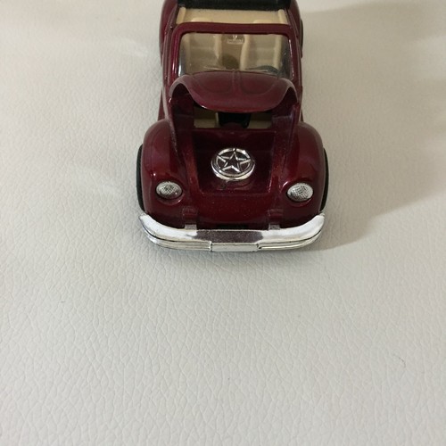 Vintage Toy Car 5 "x 2" x 1.5" Burgundy Made In China SS 4701 - Picture 2 of 5
