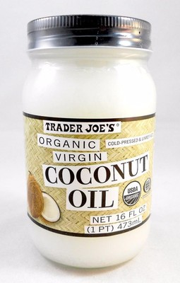 Trader Joe S Coconut Oil Organic Extra Virgin Cold Pressed Unrefined 16 Fl Oz Ebay