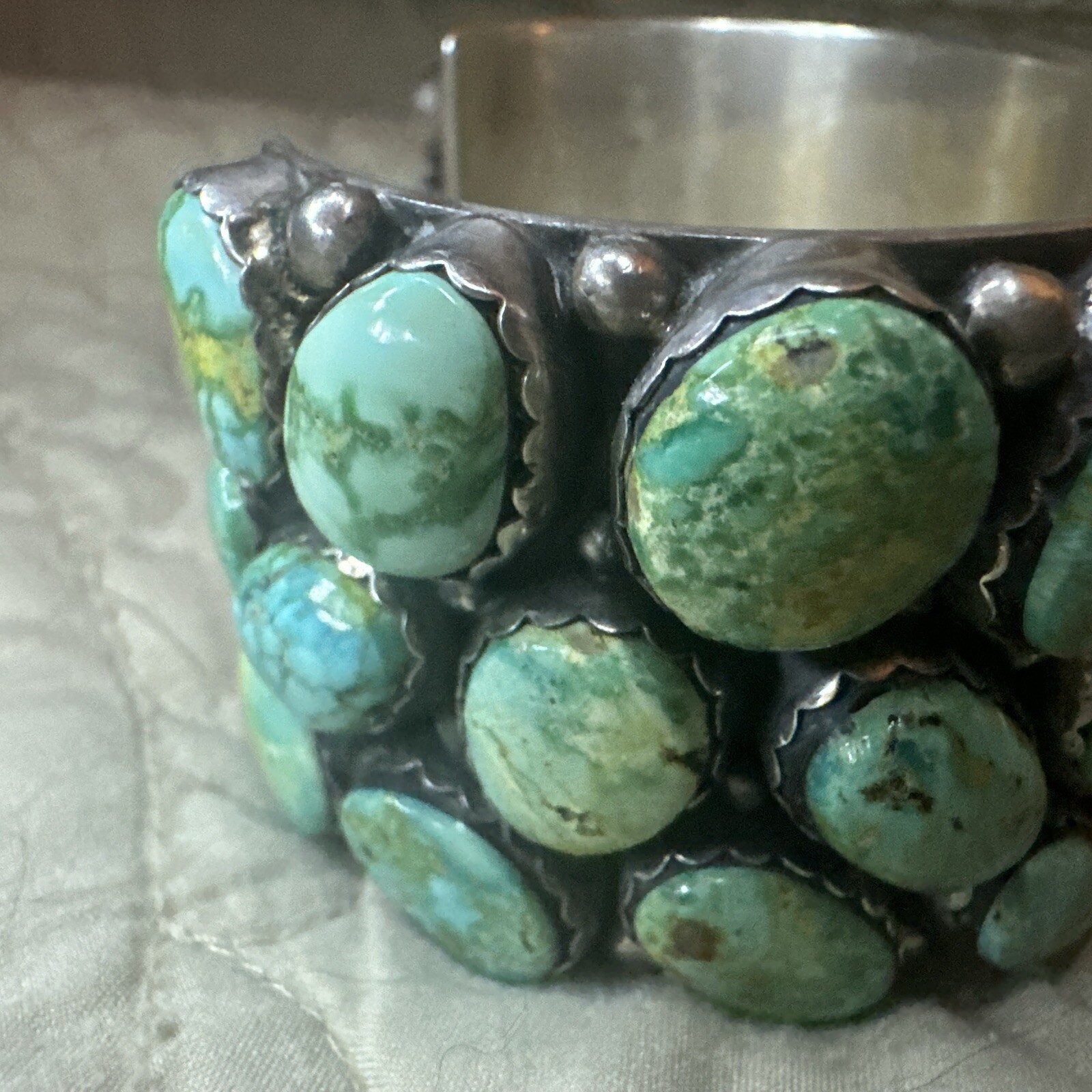 Authentic Antique Native American Cuff Bracelet S… - image 4