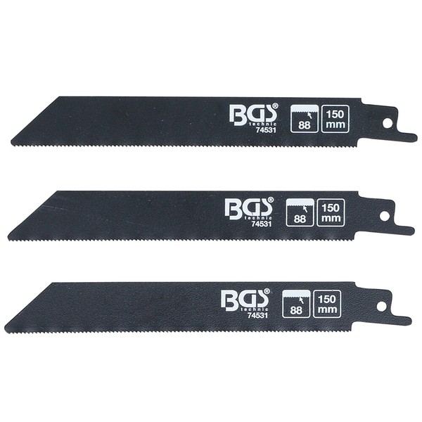 Bi-Metall SäBelsäGeblatt- Satz FüR Metall 3-Teilig 150 Mm 88 Zpz-image