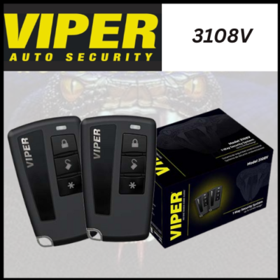 VIPER 3108V / ENHANCED 1-WAY CAR ALARM SECURITY W/KEYLESS ENTRY