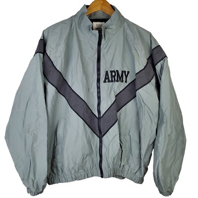 個人装備 UNICOR IPFU JACKET ARMY M-R Unicor US Military Army Gray Nylon IPFU Jacket Sz Medium / Regular