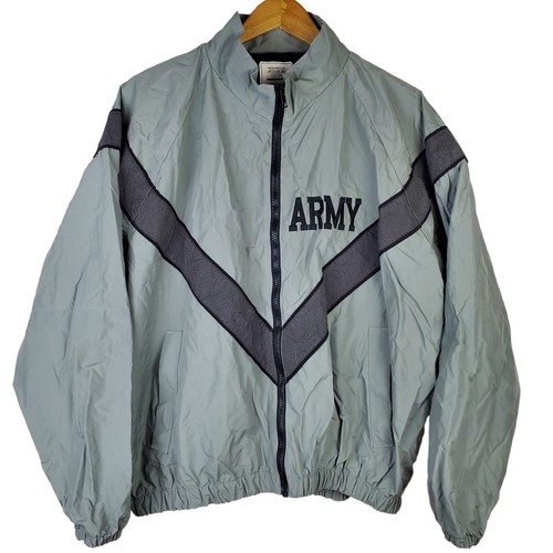 Unicor US Military Army Gray Nylon IPFU Jacket Sz Medium / Regular