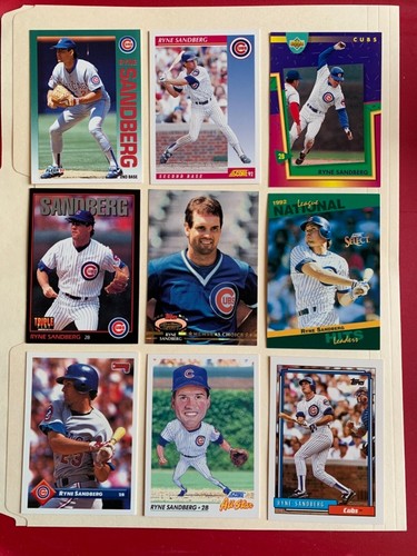 Ryne Sandberg 1985-1998 Inserts Parallels Oddballs Cubs NM to NM-MT You Pick!! - 第 170/222 張圖片