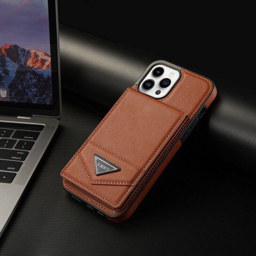 Holder Leather Wallet Phone Case For iPhone16 15 14 Pro Max Plus13 11 Cover New - Picture 13 of 13