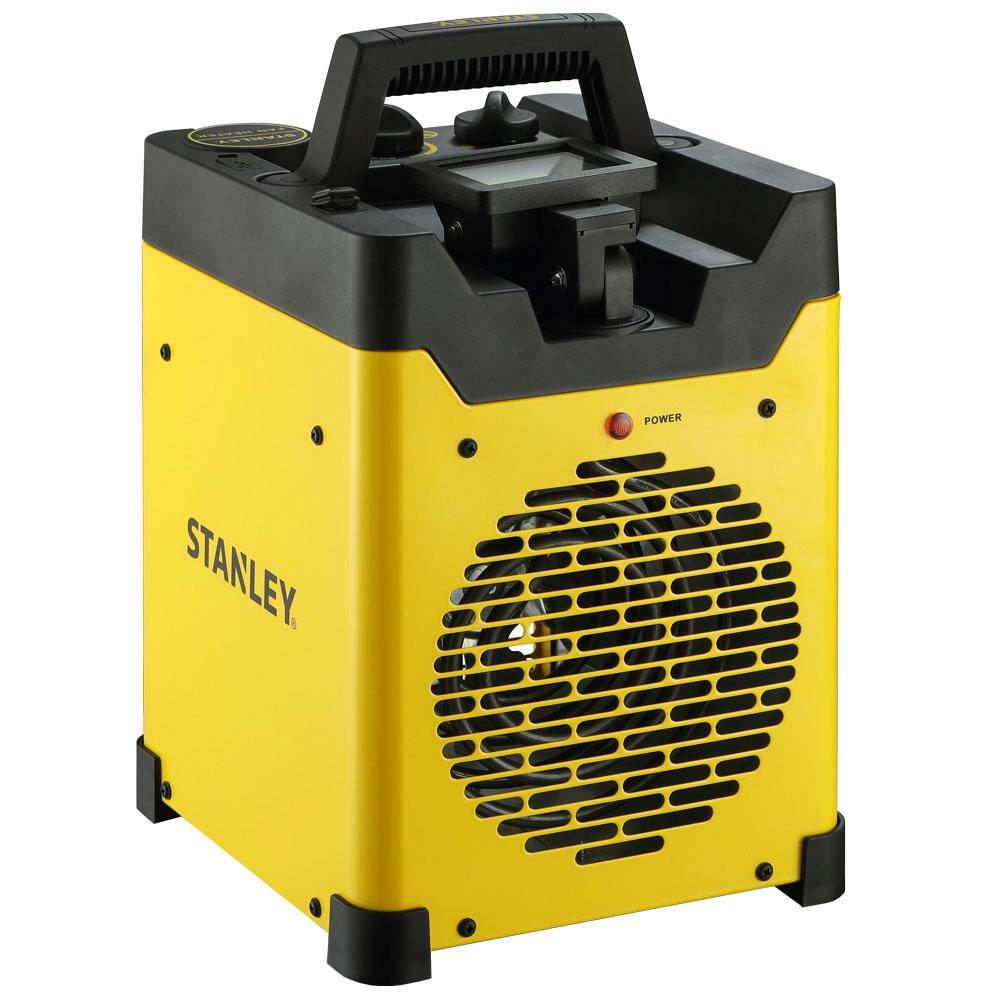 Stanley Electric Forced Air Space Fan Heater LED Light USB Charging 5,100  BTU | eBay