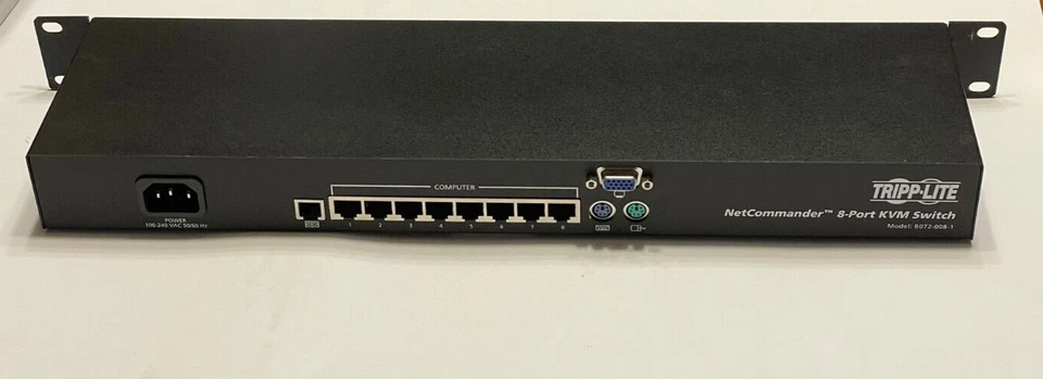 Tripp Lite NetCommander 8-Port KVM Switch Complete Set (B072-008-1) - Image 4 of 4