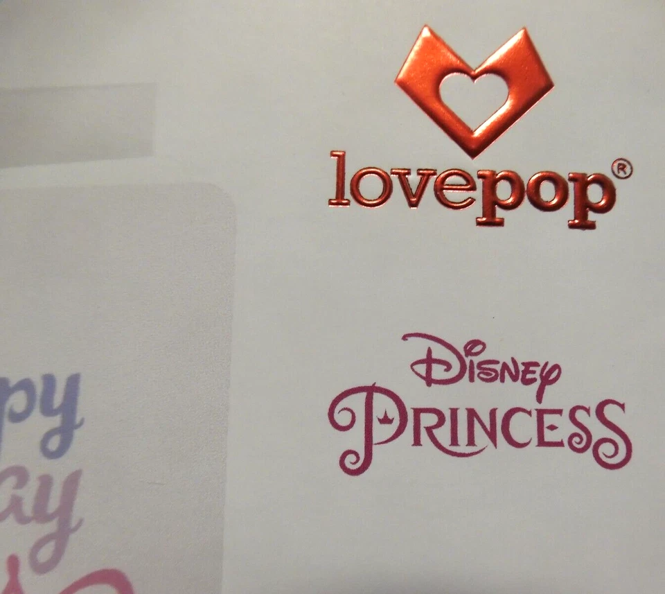 2 Lovepop Cards Birthday Pop Up card 3D Pop Up Disney Princess Castle - Image 4 of 4