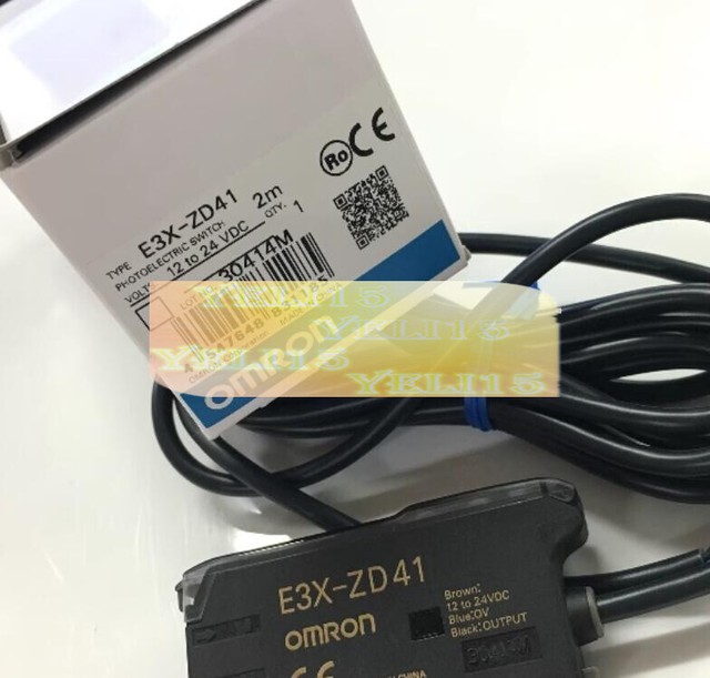 Capteur Photoélectrique Omron E3X-ZD41 12-24 VDC – Neuf En Boîte, Pour Automatisme Et Contrôle Industriel
