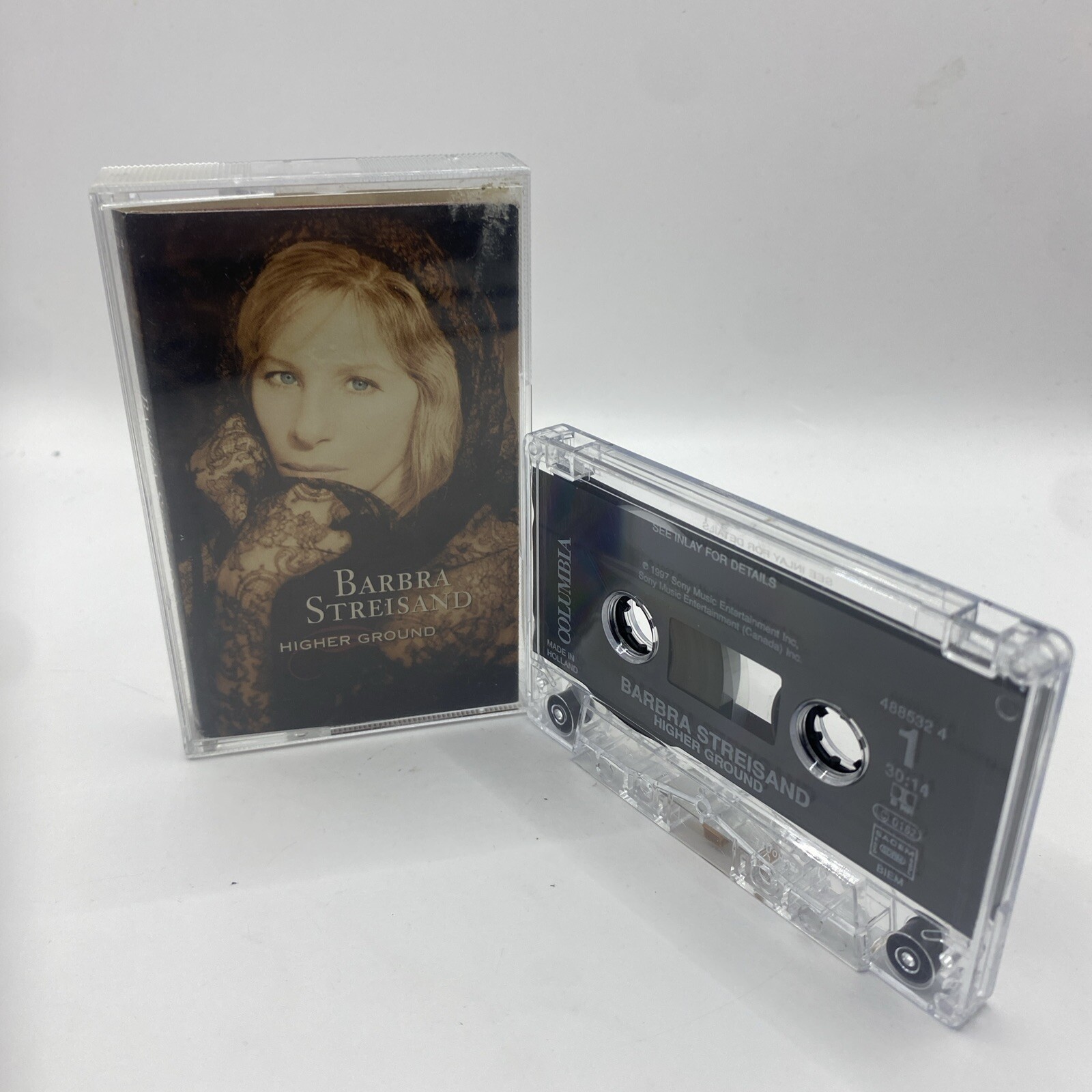 BARBRA STREISAND HIGHER GROUND CASSETTE ALBUM