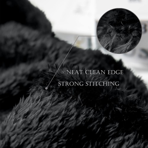 Plush Fuzzy Fleece Throw Blanket Extra Large Super Soft Fluffy and Warm Blank... - Picture 3 of 8