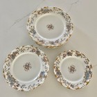 Beautiful Antique Blue Chrysanthemums Haviland Limoges France 8 Pc. Plate Set — photo 1